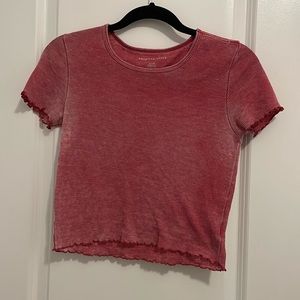 American Eagle Baby Crop Tee